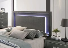 ALISON Cal.King, E.King, Full, Queen Bed, Dark Walnut