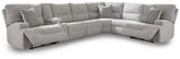 Acklen Place Power Sectional Reclining Sofa with Storage Console